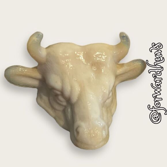 Antique Collectible Glass Mustard Glass Jar - Picture 3 of 11